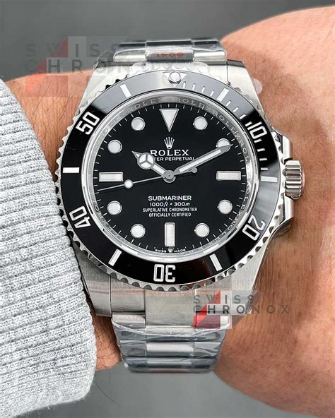 rolex subc no date review|2023 submariner no date 124060.